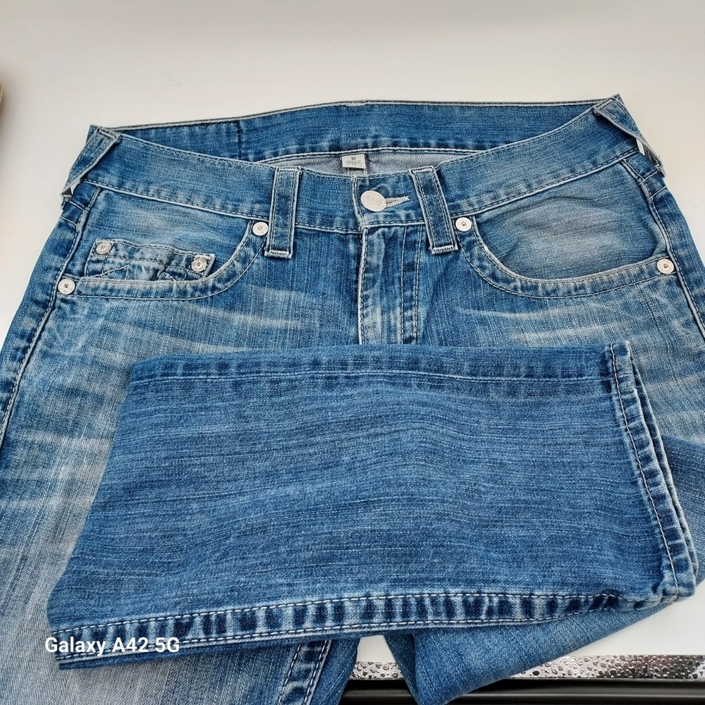 True Religion Skinny Jeans‎ Mens Size 31 Blue Cotton Made in Mexico 31x32